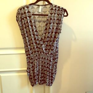 Black & White Loveappllla Romper Elastic Waist